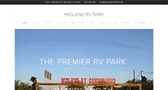 Desktop Screenshot of midlandrvpark.com