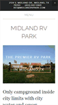 Mobile Screenshot of midlandrvpark.com