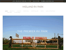 Tablet Screenshot of midlandrvpark.com